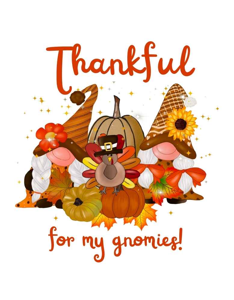 Thankful for My Gnomies!