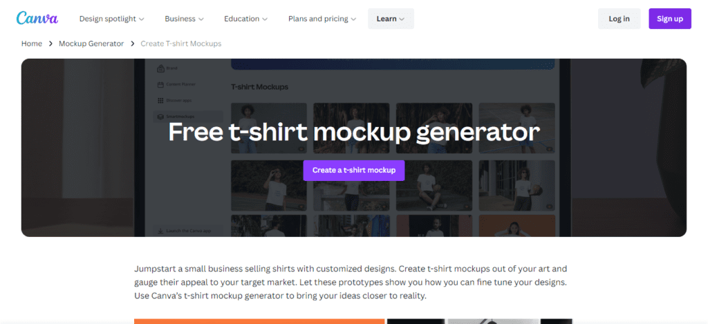 Free T Shirt Mockup Generator Canva