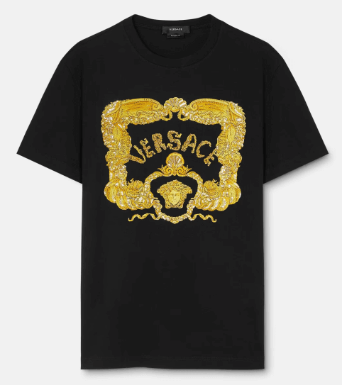 expensive-brand-t-shirt-Versace-EMBROIDERED-SEASHELL-BAROQUE-T-SHIRT